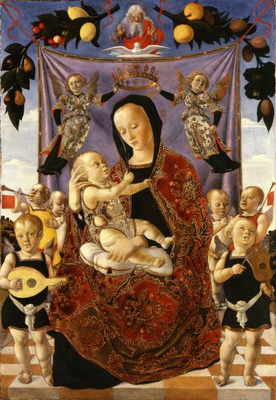 Madonna of Humility by Lazzaro Bastiani